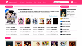 What Mylovenovel.com website looked like in 2021 (2 years ago)