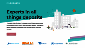 What Mydeposits.co.uk website looked like in 2021 (2 years ago)