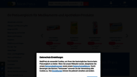 What Medipreis.de website looked like in 2021 (2 years ago)