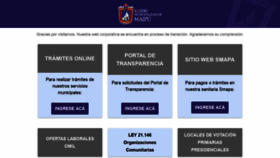What Municipalidadmaipu.cl website looked like in 2021 (2 years ago)