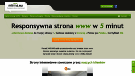 What Mfirma.eu website looked like in 2021 (2 years ago)
