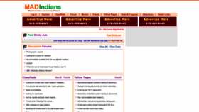 What Madindians.com website looked like in 2021 (2 years ago)