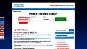 What Mygcvisa.com website looked like in 2021 (2 years ago)
