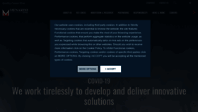 What Menarini.com website looked like in 2021 (4 years ago)