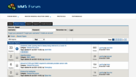 What Mmsforum.io website looked like in 2021 (2 years ago)
