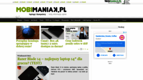 What Mobimaniak.pl website looked like in 2021 (2 years ago)