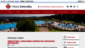 What Mestodobruska.cz website looked like in 2021 (2 years ago)