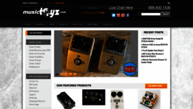 What Musictoyz.com website looked like in 2021 (2 years ago)