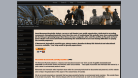What Monumentaustralia.org.au website looked like in 2021 (2 years ago)