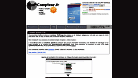 What Mon-compteur.fr website looked like in 2021 (2 years ago)