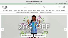 What Marksandspencer.co.uk website looked like in 2021 (2 years ago)