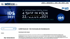 What Muffel-forum.de website looked like in 2021 (2 years ago)