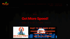 What Mangogamers.com website looked like in 2021 (2 years ago)
