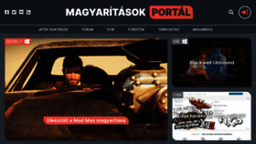 What Magyaritasok.hu website looked like in 2021 (2 years ago)