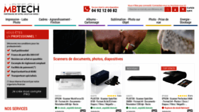 What Mbtech.fr website looked like in 2021 (3 years ago)