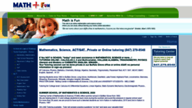 What Mathplusfun.com website looked like in 2021 (2 years ago)