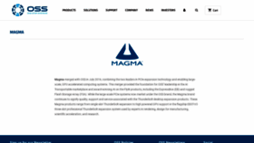 What Magma.com website looked like in 2021 (2 years ago)