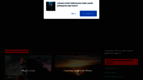 What Miscuentosdeterror.com website looked like in 2021 (2 years ago)