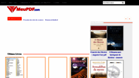 What Meupdf.com website looked like in 2021 (2 years ago)
