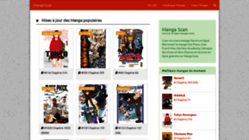 What Mangascan.cc website looked like in 2021 (2 years ago)