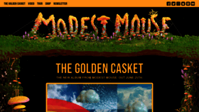 What Modestmouse.com website looked like in 2021 (2 years ago)