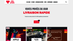 What Mes-ventes-privees.com website looked like in 2021 (2 years ago)