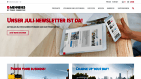 What Mennekes.de website looked like in 2021 (2 years ago)