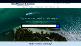 What Michaelsaunders.com website looked like in 2021 (3 years ago)