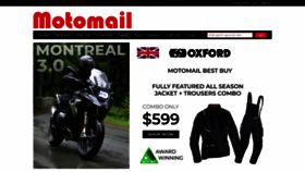 What Motomail.co.nz website looked like in 2021 (3 years ago)