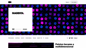 What Magenta.as website looked like in 2021 (2 years ago)