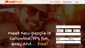 What Mobifriends.com.co website looked like in 2021 (2 years ago)