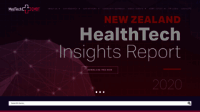 What Medtechcore.org.nz website looked like in 2021 (4 years ago)