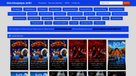 What Moviespapa.wiki website looked like in 2021 (2 years ago)