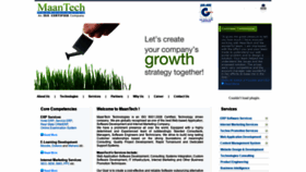 What Maantech.com website looked like in 2021 (2 years ago)