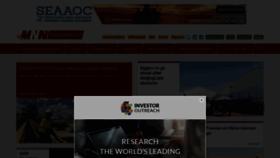What Miningnews.net website looked like in 2021 (2 years ago)