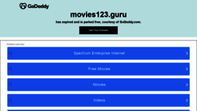What Movies123.guru website looked like in 2021 (2 years ago)