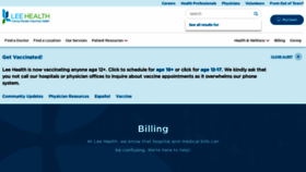 What Myleebill.org website looked like in 2021 (2 years ago)
