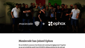 What Moxiecode.com website looked like in 2021 (2 years ago)