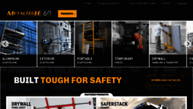 What Metaltech.co website looked like in 2021 (4 years ago)