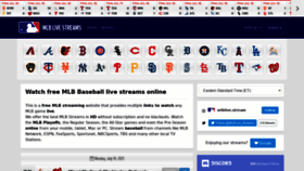 What Mlb-live.stream website looked like in 2021 (2 years ago)