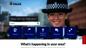 What Merseyside.police.uk website looked like in 2021 (2 years ago)