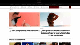 What Mujerdeelite.com website looked like in 2021 (2 years ago)