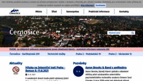 What Mestocernosice.cz website looked like in 2021 (2 years ago)