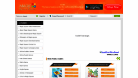 What Magicsquarepuzzles.com website looked like in 2021 (2 years ago)
