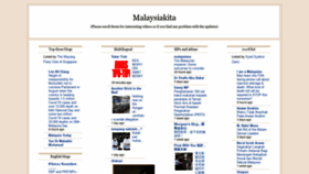 What Malaysiakita-bakaq.blogspot.com website looked like in 2021 (2 years ago)