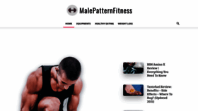 What Malepatternfitness.com website looked like in 2021 (2 years ago)