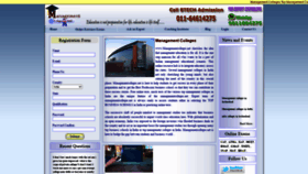 What Managementcolleges.net website looked like in 2021 (2 years ago)