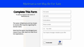 What Mp4mania.net website looked like in 2021 (2 years ago)