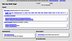 What Martinvogel.de website looked like in 2021 (3 years ago)