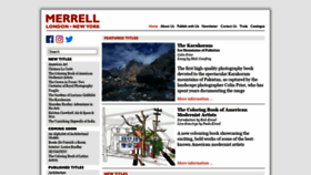 What Merrellpublishers.com website looked like in 2021 (2 years ago)